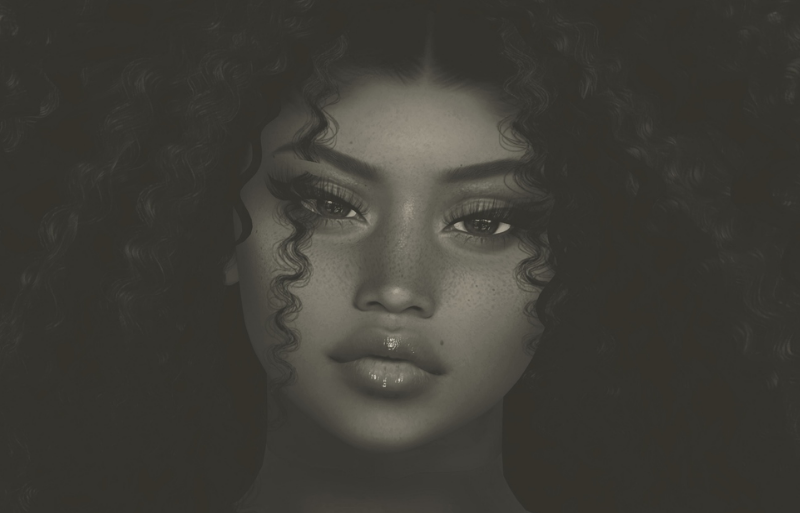 Study of Her #2 - Framed