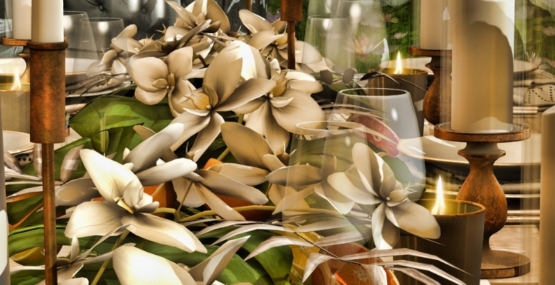 Flowers & Citrus - Framed