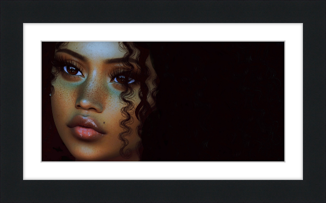 Study of Her #1 - Framed
