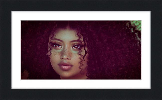 Study of Her #4 - Framed