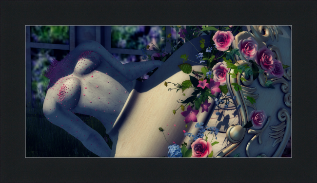 Spring Statue #3 - Framed