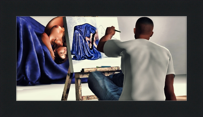 Figure Painting #2 - Framed