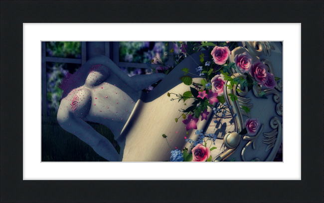 Spring Statue #3 - Framed