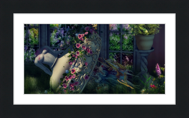 Spring Statue #2 - Framed