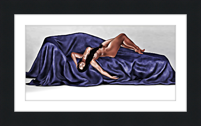 Figure Painting #5 - Framed