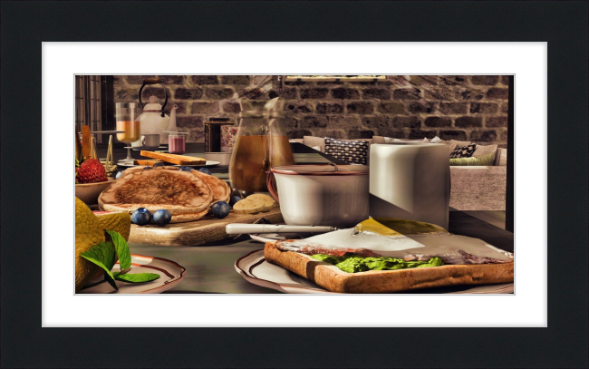 Breakfast in the Wee Hour #2 - Framed