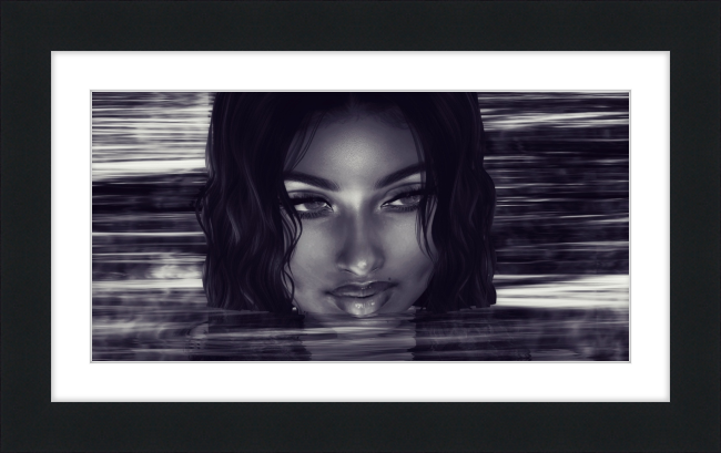 Lady Of The Water #2 - Framed