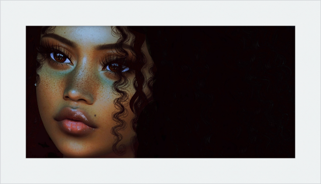 Study of Her #1 - Framed