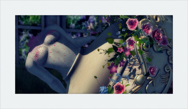 Spring Statue #3 - Framed