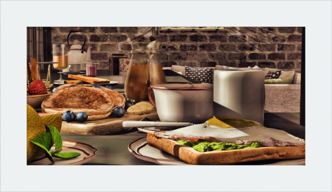 Breakfast in the Wee Hour #2 - Framed