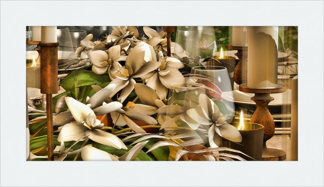 Flowers & Citrus - Framed
