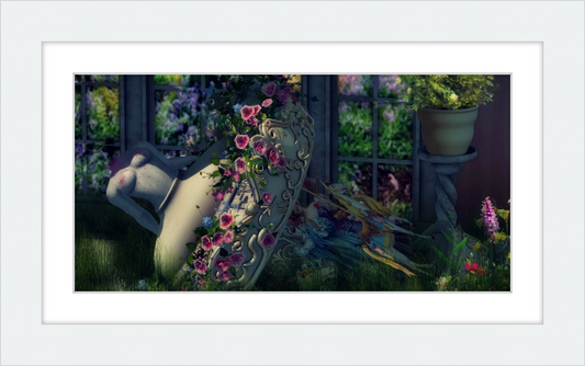 Spring Statue #2 - Framed