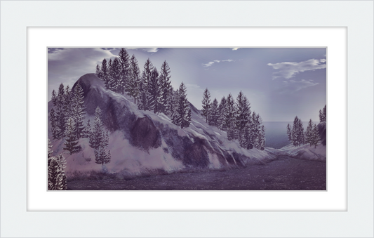 Approaching  - Framed